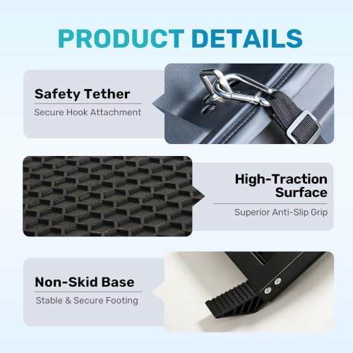 Heeyoo 91" Extra Long Dog Ramp for Car SUV Truck - Image 4