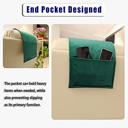 Velvet Recliner Headrest Pillow, Non-Slip Neck Support - Image 4