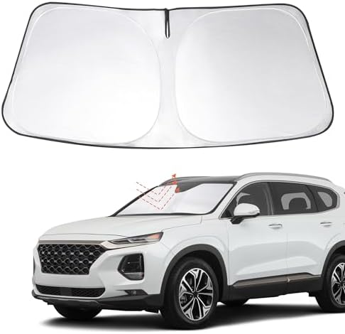 Windshield Sun Shade Sunshade for 2019-2023 Hyundai Santa Fe by LHFLIVE