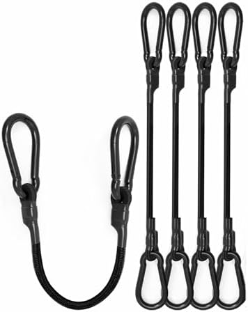 18'' Real Heavy Duty Carabiner Bungee Cords Outdoor by LuckyStraps