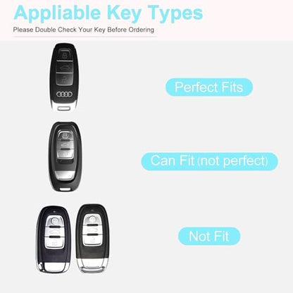 for Audi Key Fob Cover with Keychain - Image 3
