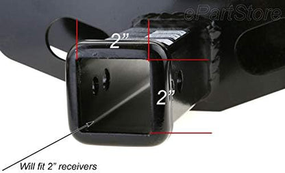 Bear Dog Paw Foot 3D Emblem Trailer Hitch Cover Tube Plug - Image 3
