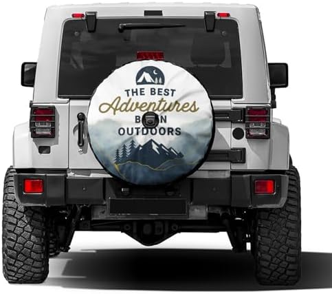 Mountains Landscape Spare Tire Cover by Foruidea