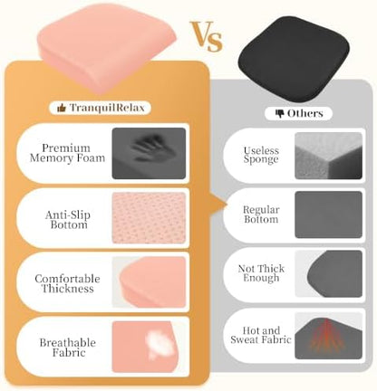 TranquilRelax Memory Foam Seat Cushion - Image 4