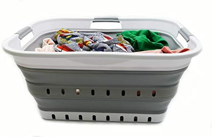 SAMMART 42L Collapsible Plastic Laundry Basket - Image 7