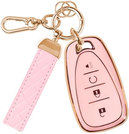 Rislobx Key Fob Cover Fit for Chevy Key, Car Key Case Protector for Volt Bolt by Rislobx