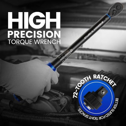 3/8-Inch Drive Click Torque Wrench, 10-150 Ft-Lb/13.6-203.4 N.m, ±3% - Image 3