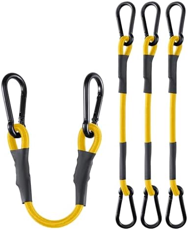 8 Pack 48" Heavy Duty Bungee Cords by LuckyStraps