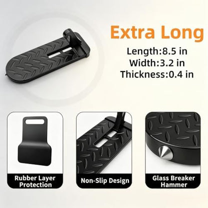 Extended Car Door Step for Roof Access, Foldable Aluminum Alloy - Image 3