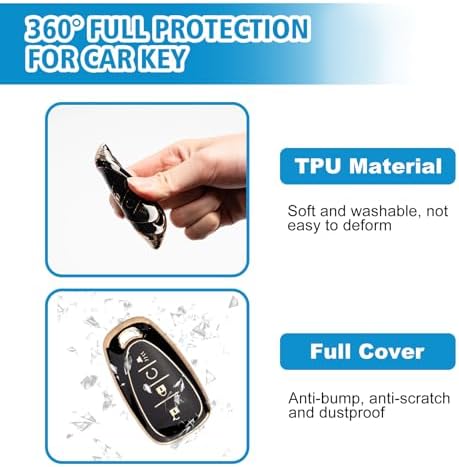 Rislobx Key Fob Cover Fit for Chevy Key, Car Key Case Protector for Volt Bolt - Image 5