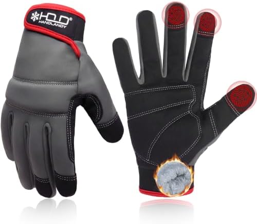 HANDLANDY Work Gloves for Men & Women, Utility Mechanic Working Gloves Touch by HANDLANDY