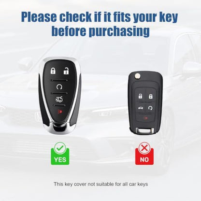 for Chevy Key Fob Cover, 5 Buttons TPU Key Cover - Image 2
