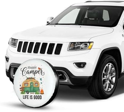Camper Life is Good Spare Tire Cover Wheel Protector Universal Fit - Image 2