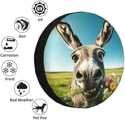 Donkey Spare Tire Cover Waterproof Wheel Cover 14 Inch Universal Fit - Image 6