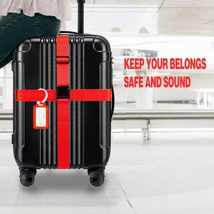 Gostwo 8 Pack Luggage Straps and Tags Set - Image 5