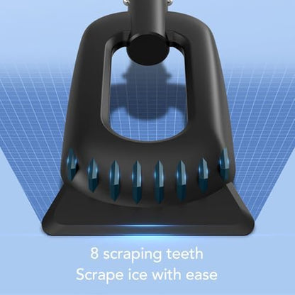 Tissting Snow Broom Ice Scraper, No-Scratch Foam Brush 31x15x 90cm Telescoping - Image 5