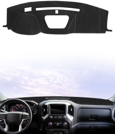SKYLOTEC Dash Cover Mat for 2019-2025 Chevy Silverado 2019-2023 GMC Sierra by SKYLOTEC