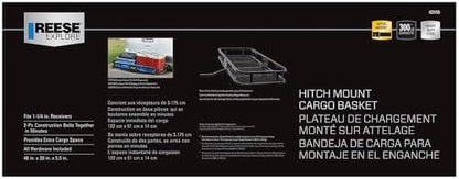 Reese Towpower 63155 Rambler™ Hitch Mount Cargo Carrier, 48 Inch x 20 Inch - Image 5