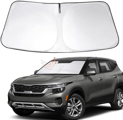 Windshield Sun Shade Sunshade for 2021-2025 2026 Kia Seltos by LHFLIVE