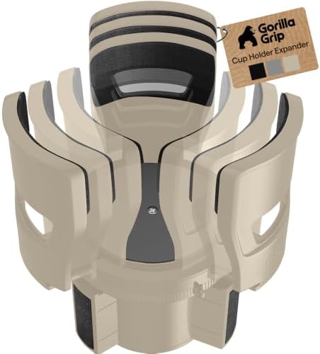 GORILLA GRIP Patent Pending Adjustable Car Cup Holder Expander by GorillaGrip