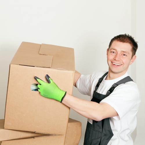 Kebada W1 Safety Work Gloves for Men & Women, 50 Pairs Bulk Pack, PU Coated - Image 4