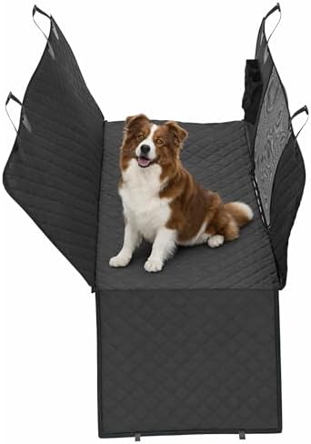 Dog Car Seat Cover for Back Seat, Waterproof, Scratchproof, Dog Hammock for Car by Platinum+Shield