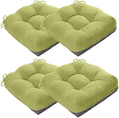 MAGIC ELEPHANT Chair Cushions for Dining Chairs, Memory Foam Kitchen Chair by Magicelephant