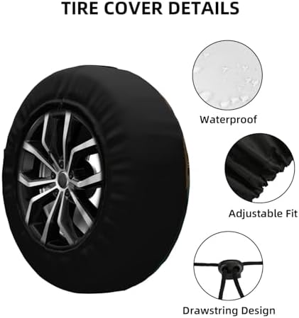 Funny Donkey Spare Tire Cover Weatherproof Universal Wheel Protectors Wheel - Image 4