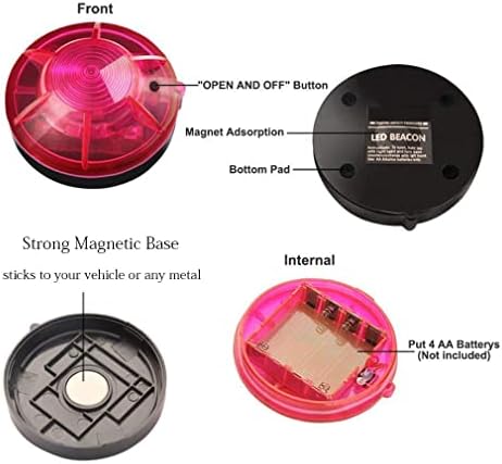 Roadside Flashing Flares Safety Warning Light Emergency LED Strobe Light - Image 6