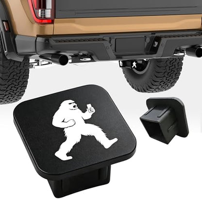 Hitch Cover Fits for 2 Inch Hitch Sasquatch Walk While Holding a Phone Towing - Image 4