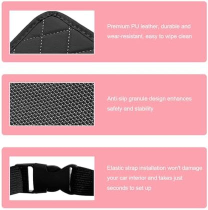 Car Seat Back Organizer, Waterproof Leather Auto Backseat Storage Pocket - Image 3