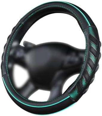 Flying Banner car Steering Wheel Cover Faux Leather Massage Universal fit 3D by FlyingBanner