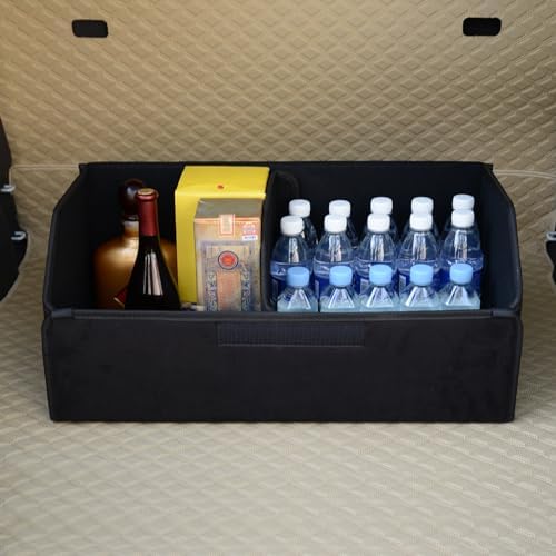 car organizers and storage for SUV, trunk organizer for sedan, leather foldable - Image 5