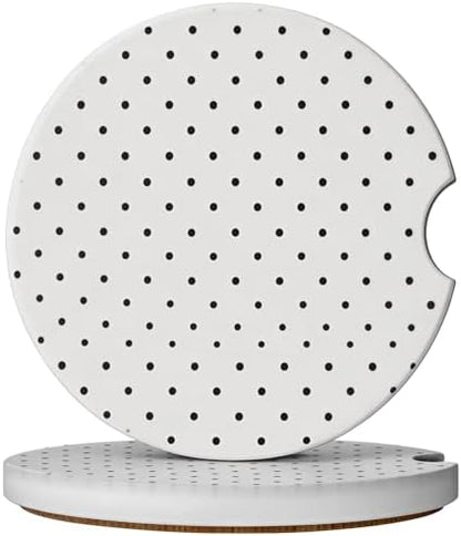 2 Pack Car Coasters for Cup Holders, Cute Car Accessories Interior by YeeCASE