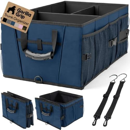 GORILLA GRIP Trunk Organizer for SUV and Cars, Large Capacity by GorillaGrip