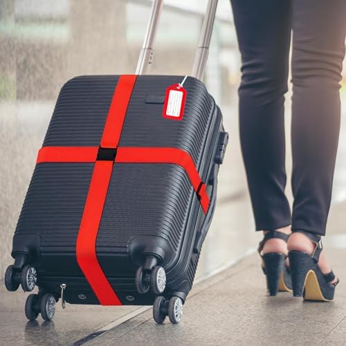 Gostwo 8 Pack Luggage Straps and Tags Set - Image 6