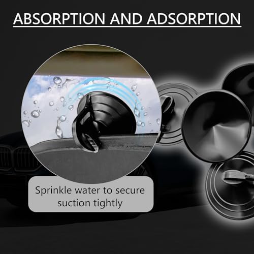 Car Rear Window Sun Shade, 39.37"x19.76" 210T Titanium Silver Foldable Sun Shade - Image 5