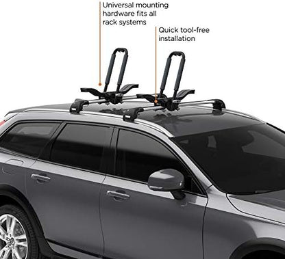 Thule Compass Kayak and SUP Roof Rack, J-Style Carrier, 130lb Weight Limit - Image 3