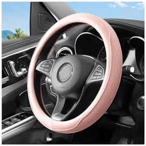 Zpana 14.5-15" Car Steering Wheel Cover, Breathable Soft Leather by Zpana