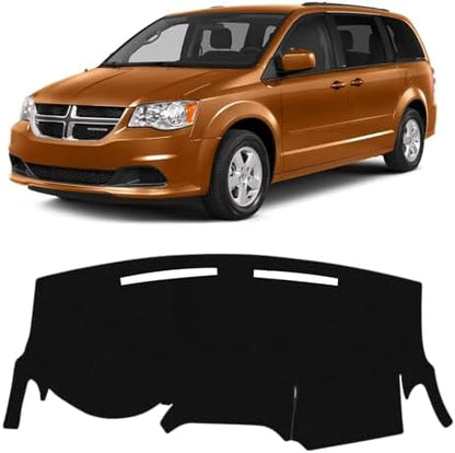KUST Black Dash Cover for Dodge Grand Caravan 2011-2020/Chrysler Town & Country by KUST