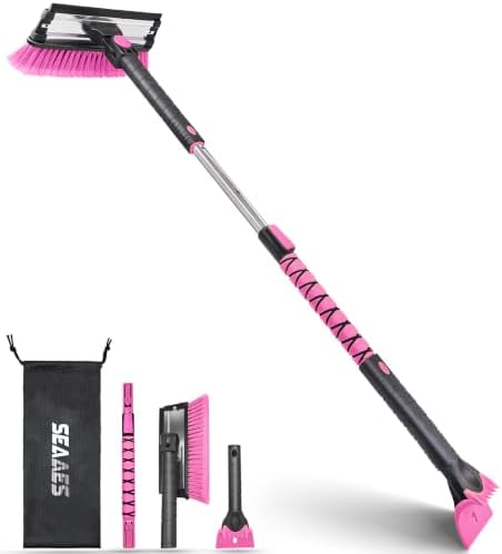 SEAAES 46.7 Inch SUV Long Snow Scraper and Brush by SEAAES