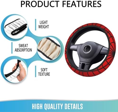 Steering Wheel Cover 15 Inch Breathable Anti Slip - Image 5