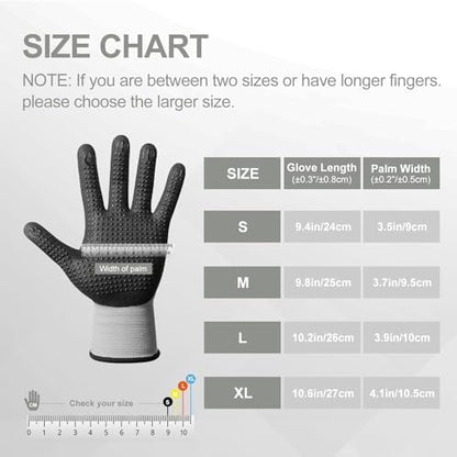 PROMEDIX P Nitrile Coated Work Gloves, MicroFoam Safety Work Gloves Men - Image 6