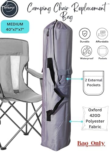 40"x7"x7" Replacement Bag for Folding Camping Chair, Camp Chairs, Yoga Mat - Image 2