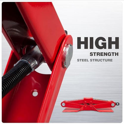 Big RED T10152-3 Torin Car Scissor Jack: Steel Portable Tire Jack - Image 6