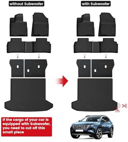 LASFIT Floor Mats for Hyundai Tucson Gas 2026 2025 2024 2023 2022 - Image 2
