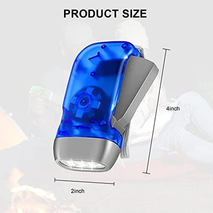 Hand Crank Flashlight 24 PCS No Battery Needed Shake Flashlight - Image 2