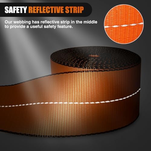 Nilight Truck Straps 4”×30’ Heavy Duty 16800LBS Break Strength 10 Pack - Image 4