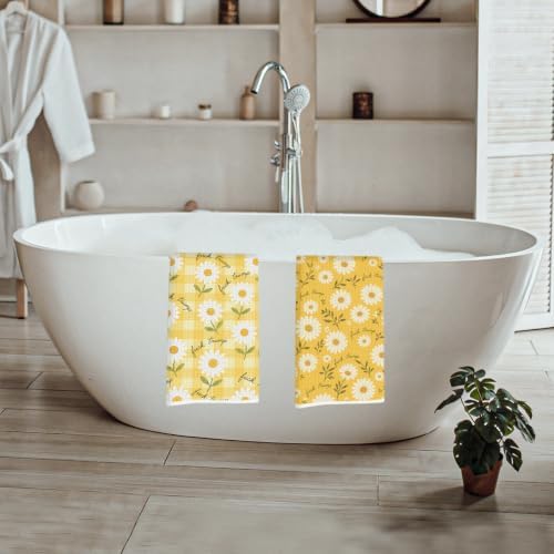 Daisy Floral Trump Kitchen Towels Funny Gifts - Image 5