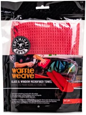 Chemical Guys, Waffle Weave Glass & Window Microfiber Towel, 24 x 16 - Image 2